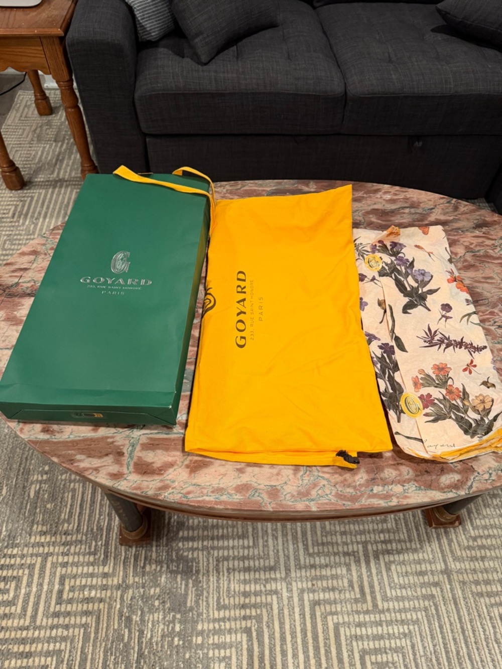 GOYARD Saint Louis GM Tote – Navy | Authentic w/ COA + Full Set - Picture 2 of 6